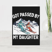 Got Ped By My Daughter Funny Skiing _20  カード (正面)