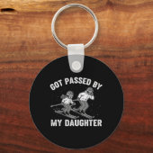 Got Ped By My Daughter Funny Skiing _7  キーホルダー (正面)