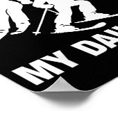 Got Ped By My Daughter Funny Skiing Family  ポスター (角)