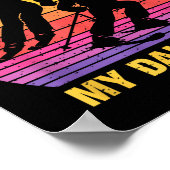 Got Ped By My Daughter Funny Skiing Family  ポスター (角)