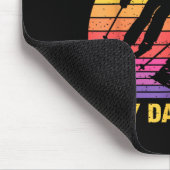 Got Ped By My Daughter Funny Skiing Family  マウスパッド (コーナー)