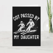 Got Ped By My Daughter Funny Skiing Family _10  カード (正面)