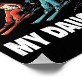 Got Ped By My Daughter Funny Skiing Funny Family D ポスター (角)