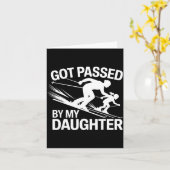 Got Ped By My Daughter Ski  カード (黄色い花)