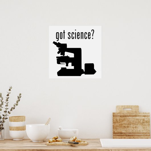 got science? ポスター (キッチン)