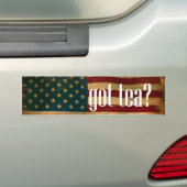 got_tea バンパーステッカー (車上)