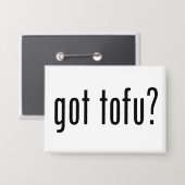 Got Tofu? Vegan Vegetarian Protein! 缶バッジ (正面/裏面)