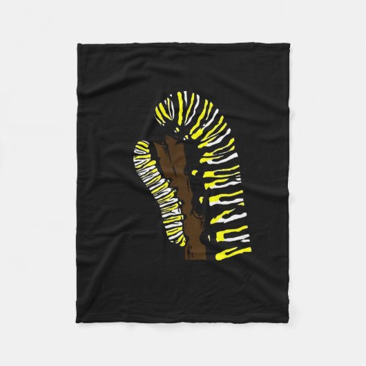 Got Weed Funny Monarch フリースブランケット (正面)