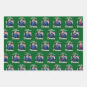 Got What I Wanted for Christmas Trump ラッピングペーパーシート (正面)