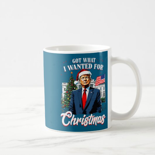 Got What I Wanted For Christmas Trump 2025 Long Sl コーヒーマグカップ (右)