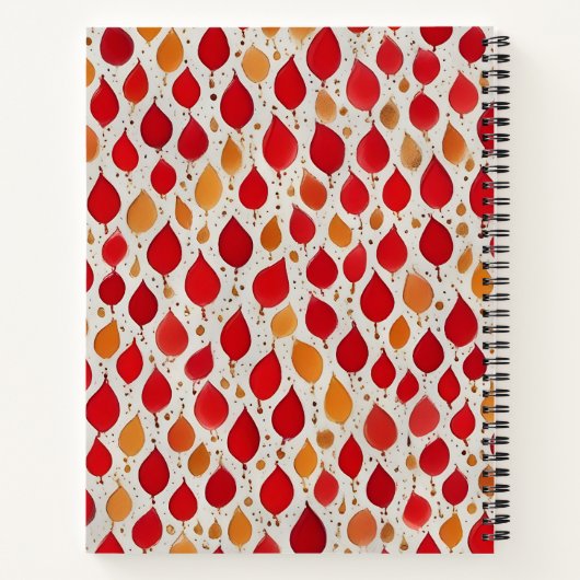 Gotas de Oro y Fuego ノートブック (裏面)