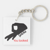 Gotchaゲームの違うなイメージを各側面見ました キーホルダー (裏面)