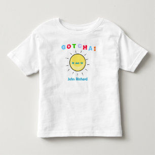 Gotcha日-採用のデザイン トドラーTシャツ
