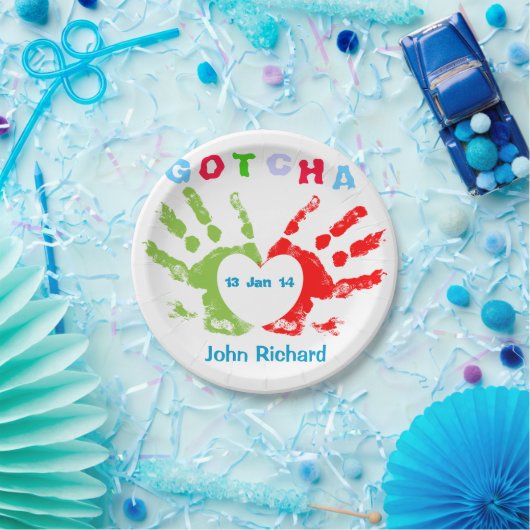 Gotcha日-採用のデザイン ペーパープレート (パーティー)