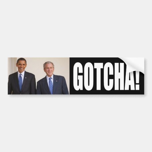 gotcha バンパーステッカー (正面)