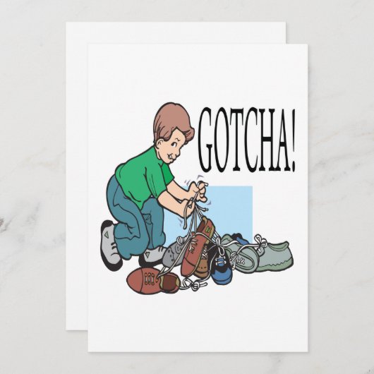 Gotcha 招待状 (正面/裏面)