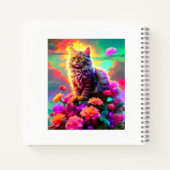 Gotcha Covered Cat Notebook – Cute & Artistic Cat  ノートブック (裏面)