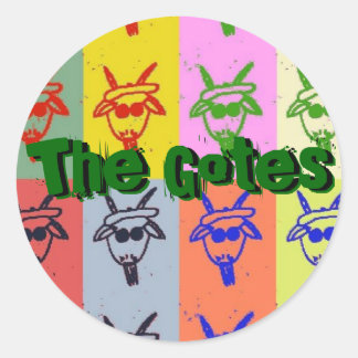 Goteステッカー ラウンドシール