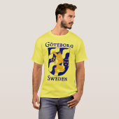 Göteborg (ヨーテボリ)、スウェーデン(Sverige) Tシャツ (正面フル)
