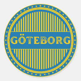 Göteborg City Pride Emblem – Swedish Identity ラウンドシール
