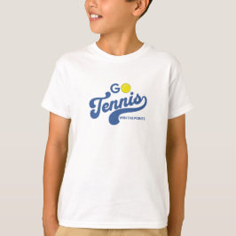 GoTennis in Blue Boy's T-Shirts Tシャツ