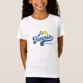 GoTennis in Blue Girls' Tシャツ (正面)
