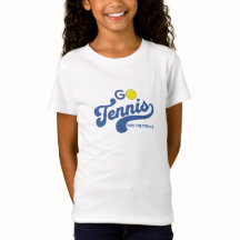 GoTennis in Blue Girls' Tシャツ