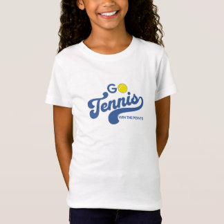 GoTennis in Blue Girls' Tシャツ