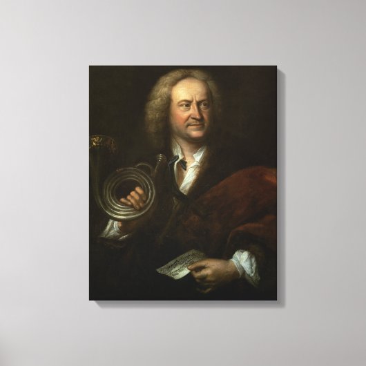 Gotfried Reiche、シニアミュージシャン、ソロ キャンバスプリント (正面)