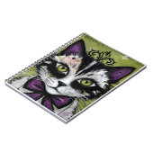 Goth Cat ノートブック (左側)