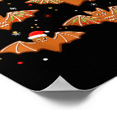 Goth Christmas Shirt For Kids, Soky Cute Bat Ginge ポスター (角)