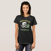 Goth Coffee Drinker Gothic Funny Keto Needs Olive  Tシャツ (正面フル)