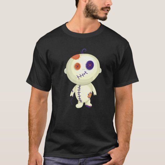 Goth Creepy Cute Voodoo Doll For Teens  2 Tシャツ (正面)