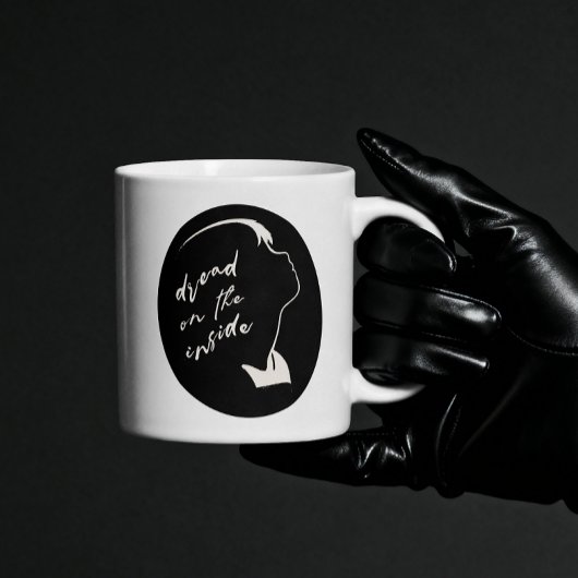 Goth Girl Aesthetic Dread Inside Dead Ghost Girl マグカップ