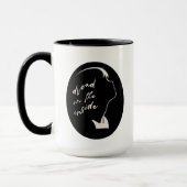 Goth Girl Aesthetic Dread Inside Dead Ghost Girl マグカップ (左)