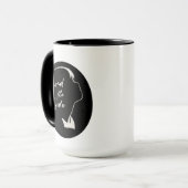 Goth Girl Aesthetic Dread Inside Dead Ghost Girl マグカップ (正面左)