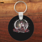 Goth Girl Whimsigoth Classic キーホルダー (正面)