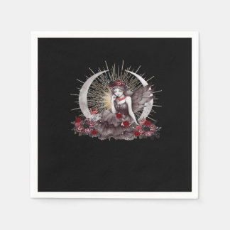 Goth Girl Whimsigoth Classic スタンダードカクテルナプキン