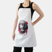 Goth Poodle – Dark Aesthetic Dog エプロン (インサイチュ)