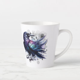 Goth Raven Coffee Mug Dark Aesthetic  カフェラテマグ