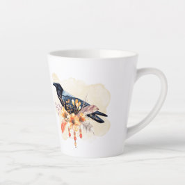 Goth Raven Coffee Mug Dark Aesthetic  カフェラテマグ