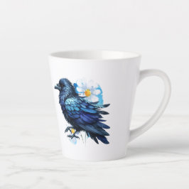 Goth Raven Coffee Mug Dark Aesthetic カフェラテマグ