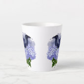 Goth Raven Coffee Mug Dark Aesthetic カフェラテマグ (正面)
