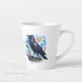 Goth Raven Coffee Mug Dark Aesthetic  カフェラテマグ