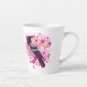 Goth Raven Coffee Mug Dark Aesthetic カフェラテマグ (右)