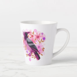 Goth Raven Coffee Mug Dark Aesthetic カフェラテマグ