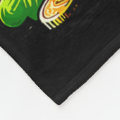 Goth St Patricks Day Gothic Skull Pot Men Women  フリースブランケット (角)