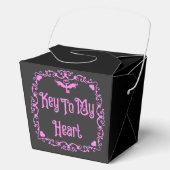 Goth Valentine Key To My Heart Pink フェイバーボックス (正面)