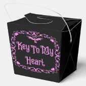 Goth Valentine Key To My Heart Pink フェイバーボックス (裏面)