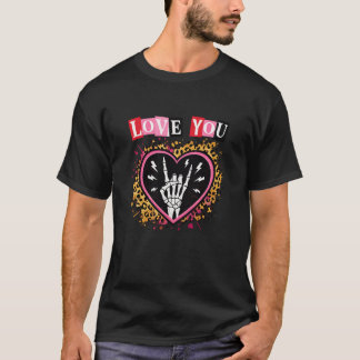 Goth Valentine tshir| Love You Punk Heart T-Shirt Tシャツ